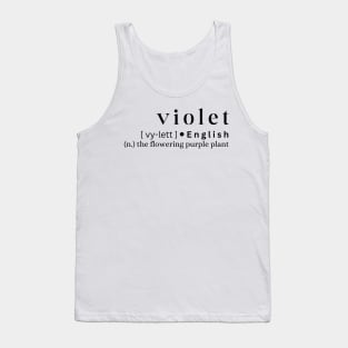 Violet Tank Top